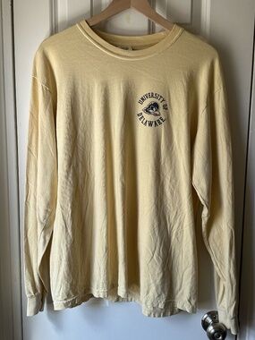 University of Delaware Comfort Colors Long Sleeve T-Shirt - Large